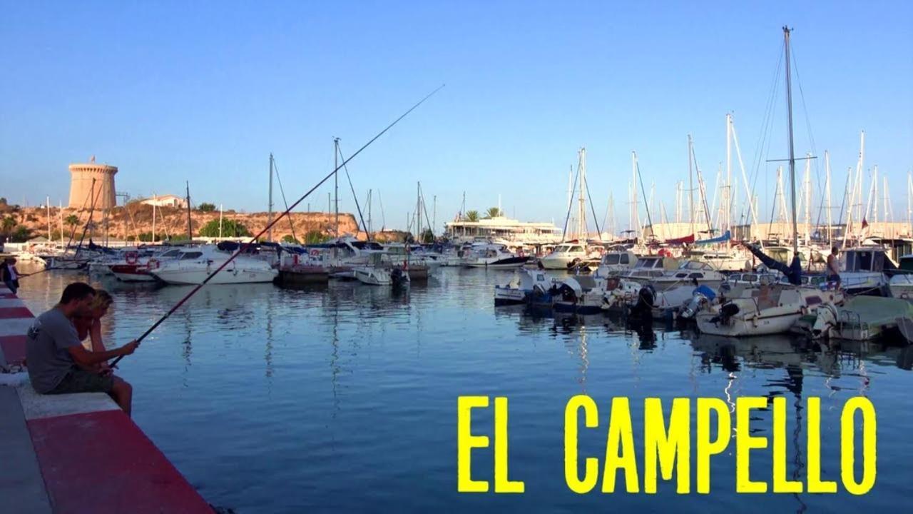 Sunny Duplex In Front Of Campello Beach Ел Кампело Екстериор снимка
